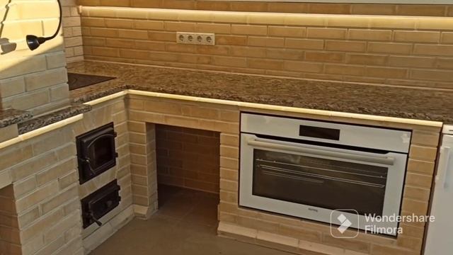 СуперКухня ! Мангал, казан, духовка, мойка, газ.плита, холодильник, духовой шкаф, посудомойка смотреть онлайн