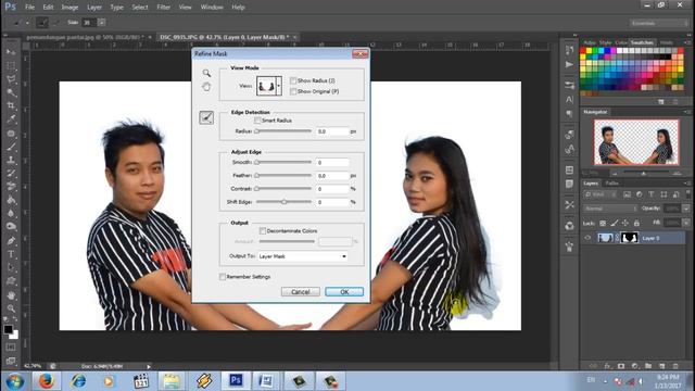 cara mudah seleksi rambut dengan photoshop cs 6 смотреть онлайн