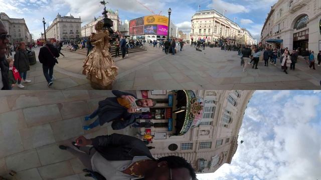 360º VR Walk Around London Piccadilly Circus смотреть онлайн