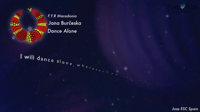 Jana Burčeska - Dance Alone (F.Y.R Macedonia) [Karaoke Version] смотреть онлайн