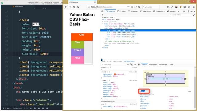 CSS Flexbox Flex-Basis Tutorial in Hindi / Urdu смотреть онлайн