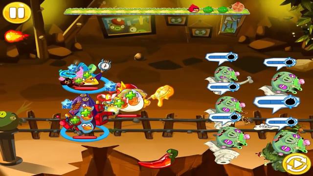 Angry Birds Epic: Part-49 Gameplay Chronicle Cave 12: Happy Spot 8-10 (Boss Battle IOS, Android)