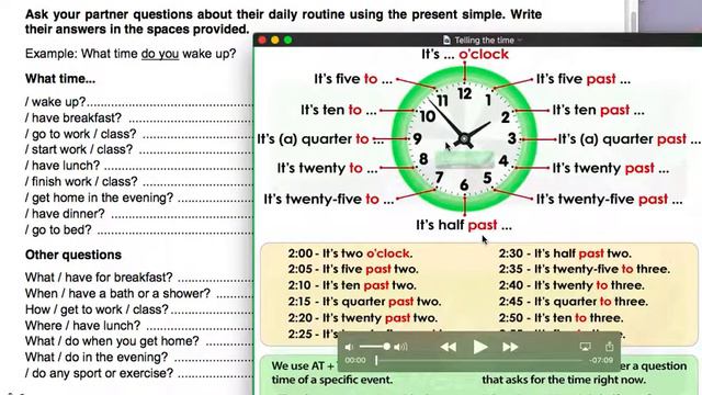 Time and daily routine смотреть онлайн
