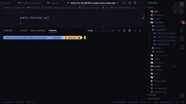 36 Laravel 7 for beginner Todo List Mini Project 18 | One to Many Relationship смотреть онлайн