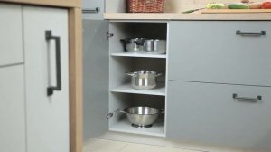 КУХНЯ - открывание нижнего шкафа