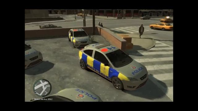 GTA 4 British Ford Focus police смотреть онлайн