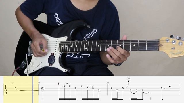 Ten Words - Joe Satriani - Guitar Tutorial TAB смотреть онлайн