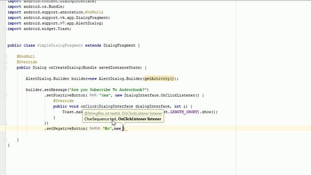 alertdialog android - create alertdialog using dialogfragment смотреть онлайн