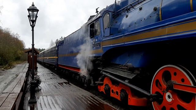 рускеальский экспресс. прибытие Рускеала.