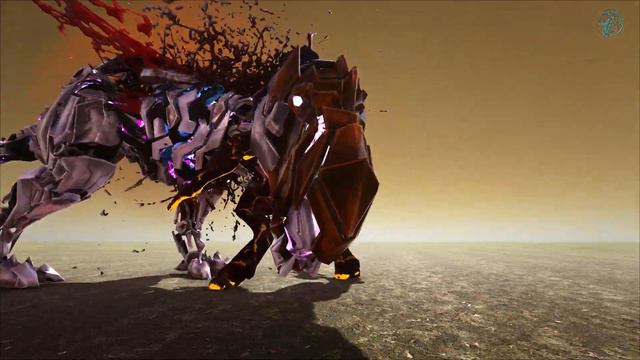 INFERNAL MINOTAUR vs. SKELETAL BRONTO/GIGA & ALPHA DINOS | ARK Dino Battle 🦎 смотреть онлайн