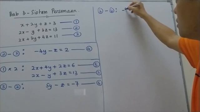 Matematik Tambahan KSSM Ting 4 Bab 3: Sistem Persamaan (Persamaan Serentak 3 Pemboleh Ubah) Episod смотреть онлайн