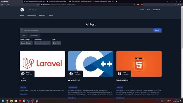 BENAH BENAH WEBSITE BLOGGING | Website Blogging - Laravel Filament PHP | Projects + SOURCE CODE смотреть онлайн