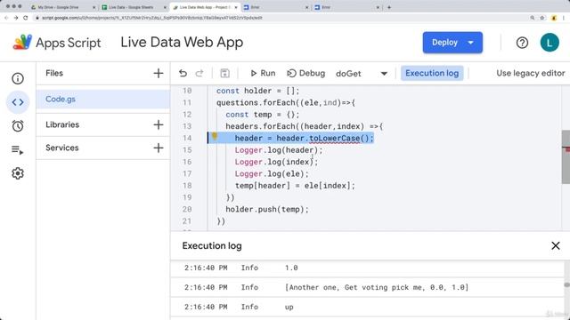 Sheets API - 04 JSON || Spreadsheet API смотреть онлайн