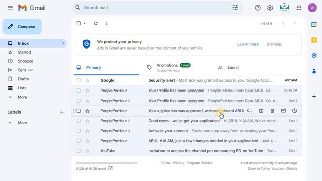 Tracking Sent Email Seen/Unseen Status in Gmail | Gmail Tutorial in Bengali смотреть онлайн