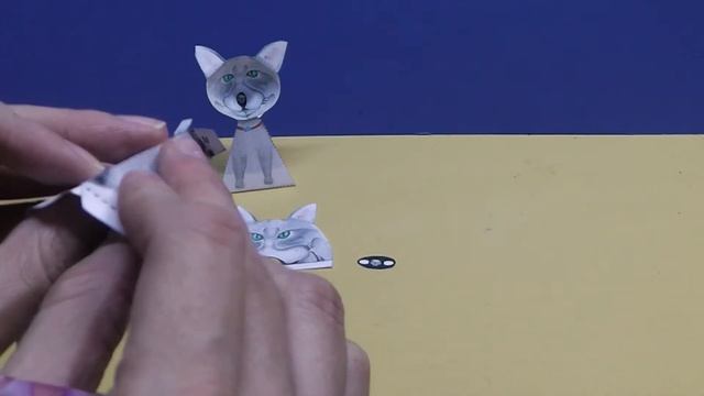 Делаем 3d модель собаки из бумаги. Собака- подозревака следит за тобой. Поделки из бумаги. смотреть онлайн