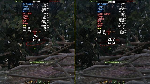 GT 1030 vs GTX 1650 SUPER смотреть онлайн