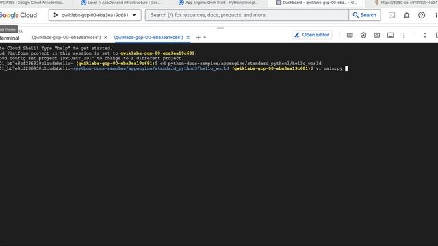 App Engine: Qwik Start - Python || Lab Solution || Qwiklabs Arcade 2023 смотреть онлайн