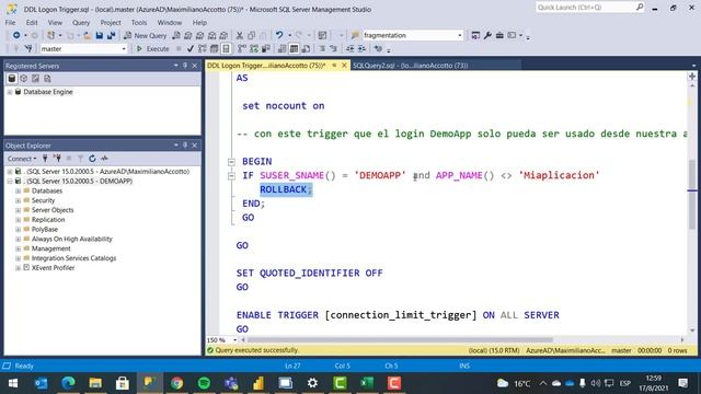 Cómo evitar conexiones de Excel a SQL Server смотреть онлайн