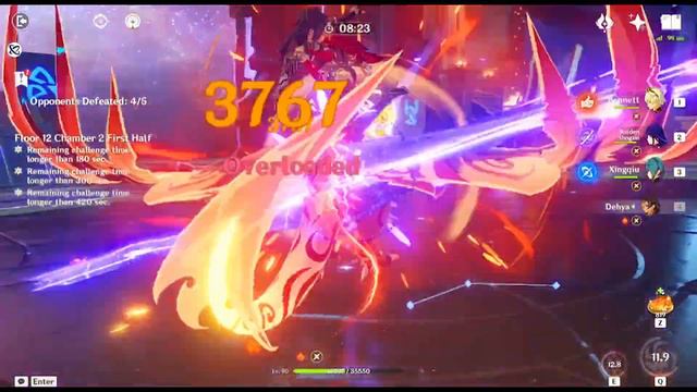 Spiral Abyss Floor 12 Chamber 2 - Dehya/Nilou (Genshin Impact) смотреть онлайн