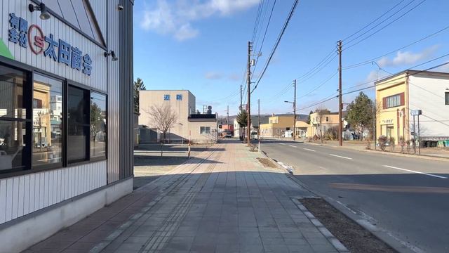 Hokkaido Rubeshibe（留辺蘂）｜Japan Walking Tour【4KHDR】