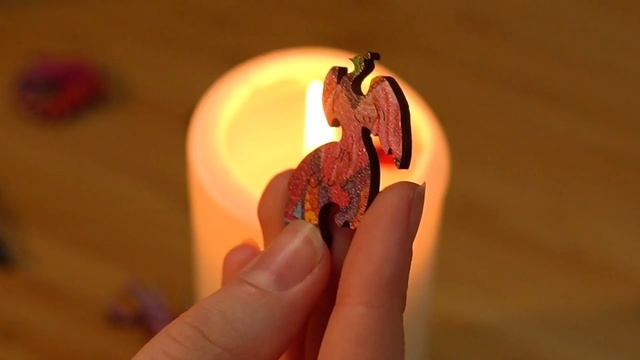 Unidragon | деревянный пазл | Сказочная птица | фигурный пазл смотреть онлайн