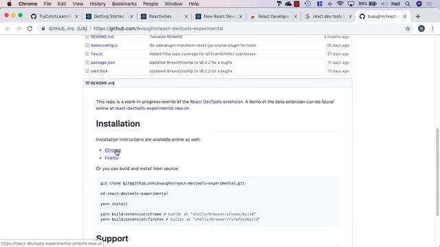 9 Adding React dev tools смотреть онлайн