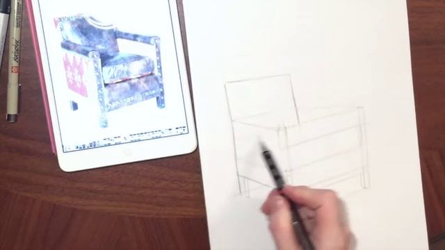Интерьерный скетчинг видео-курс. video course interior sketching смотреть онлайн