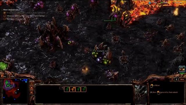 Starcraft 1 mod for Starcraft 2 : Zerg 04 "Agent of the Swarm" смотреть онлайн