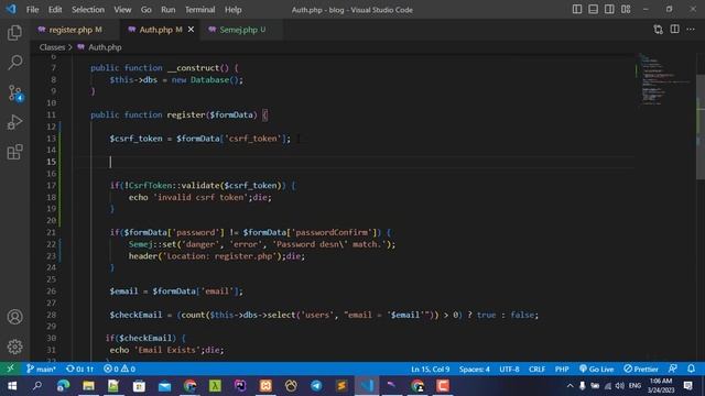 دوره آموزشی طراحی سیستم بلاگ قسمت 4 : استفاده از CSRF Token و نمایش پیام ها با Session смотреть онлайн