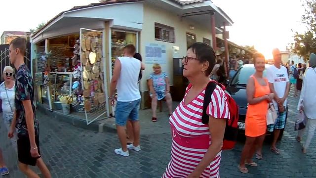Крым 2020, Евпатория. Евпаторийский Арбат, пятничные гулянья, ярмарка мастеров. смотреть онлайн