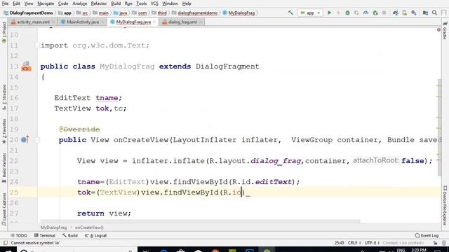 Creating DialogFragment in Android смотреть онлайн