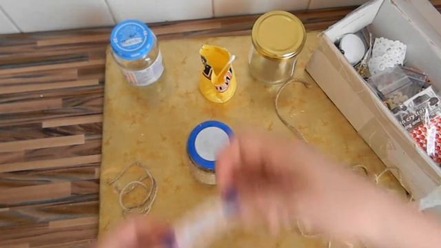 Декор баночек/ МК по декору баночек от детского питания/ Органайзер своими руками