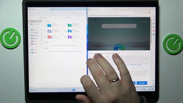 How to Split Screen on the MICROSOFT Surface Device смотреть онлайн