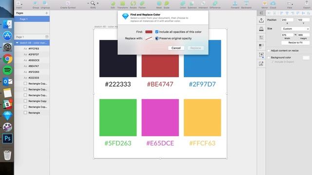Sketch 48 - Find and Replace Colors смотреть онлайн