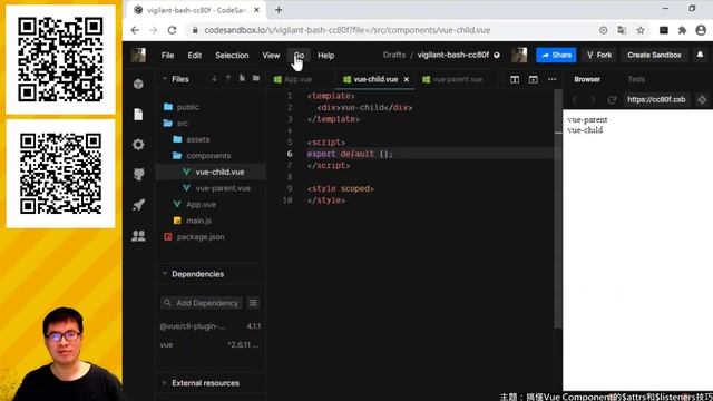 [偷米騎巴哥]搞懂Vue Component的$attrs和$listeners技巧 смотреть онлайн