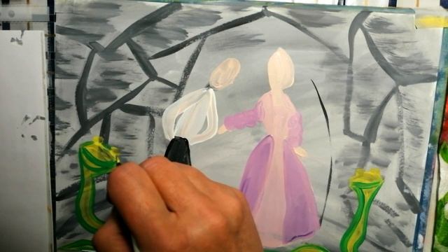 Как нарисовать сказку "Королева Змей" смотреть онлайн