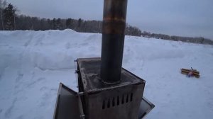 Походная печь для бани своими руками. Финал!