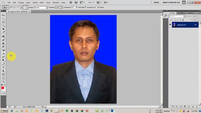 Cara Mengubah Warna Bacground di Photoshop Menggunakan Paint Bucket tool смотреть онлайн