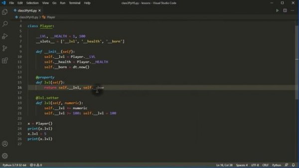 Python ООП геттеры сеттеры, декоратор property, classmethod, staticmethod