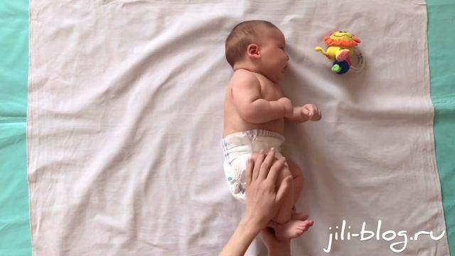 Гимнастика и массаж для детей 1, 2, 3 месяца
