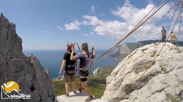 Егор Ilias-kay Rope jumping with Skyline x-team in Crimea смотреть онлайн