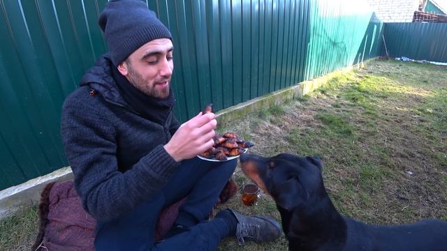 24-Часа добираюсь до острова.Готовлю рогалики в дорогу.