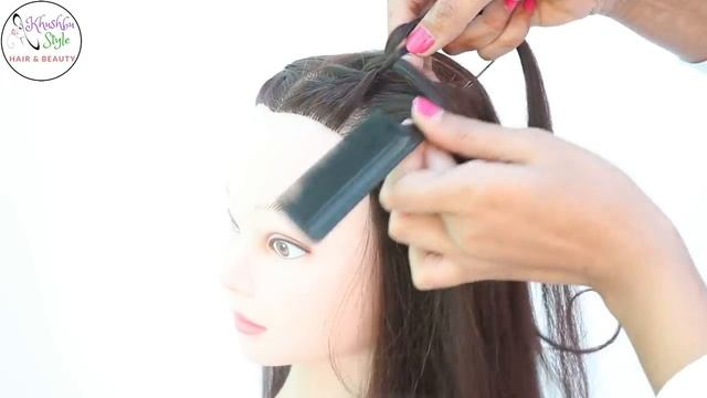 4 easy open hairstyle for girls | two ponytail hairstyle | beautiful open hairstyle | puff hairstyl смотреть онлайн