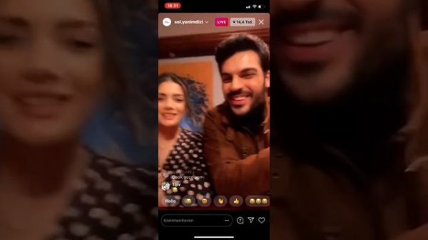 Sol yanim dizi Canlı/Live Yayın İnstagram Özge yağız ile Tolga Mendi 24.01.2021