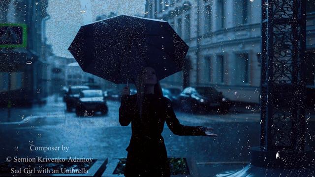 Sad Girl with an Umbrella | Sad Jazz Music смотреть онлайн