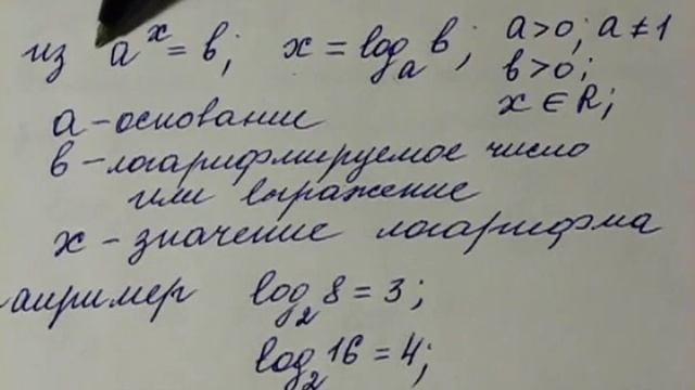 001 Определение логарифма смотреть онлайн