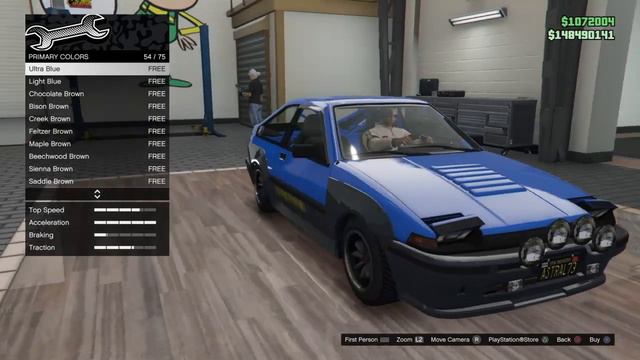 GTA Online : Karin Futo GTX Autoshop Custom Garage Options LS Tuners DLC смотреть онлайн