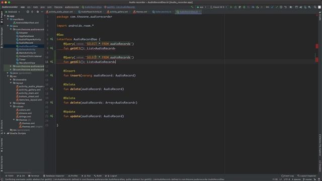 Audio Recorder #23 Filtering RecyclerView & Room Database смотреть онлайн
