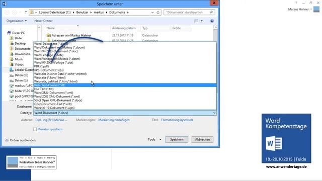 Word-Ärgernis: Schriftarten: Welche habe ich genutzt? • 2013, 2010, 2007 • Markus Hahner® смотреть онлайн
