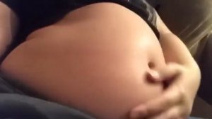 LMBB Belly Stuffing in Black Crop Top